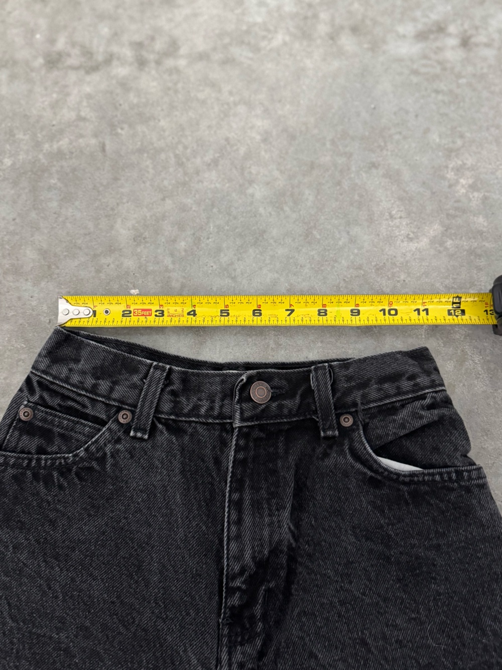 Curfew Black tapered vintage Jeans